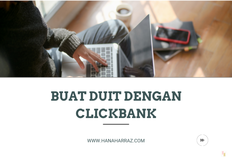 Buat Duit dengan Clickbank
