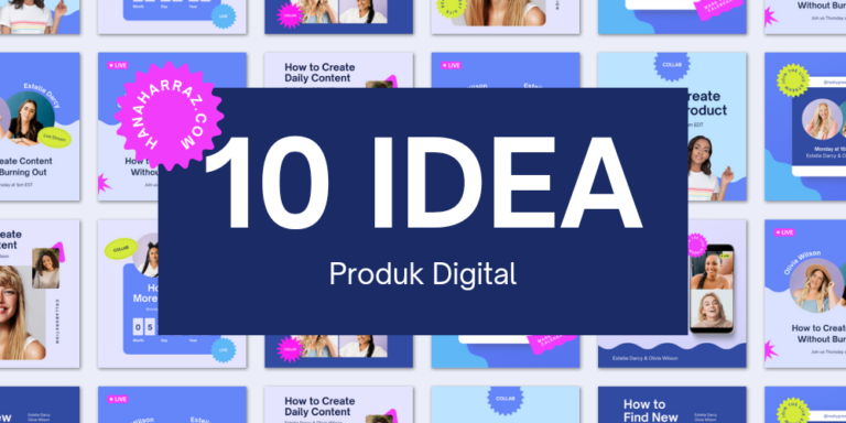 10 Idea Produk Digital untuk Jana Pendapatan